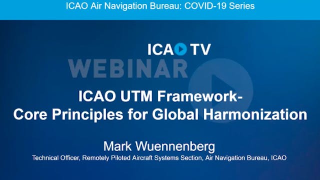 ICAO UTM Framework - Core Principles ...