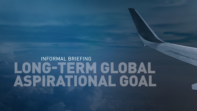 Update on the long-term global aspirational goal for international aviation