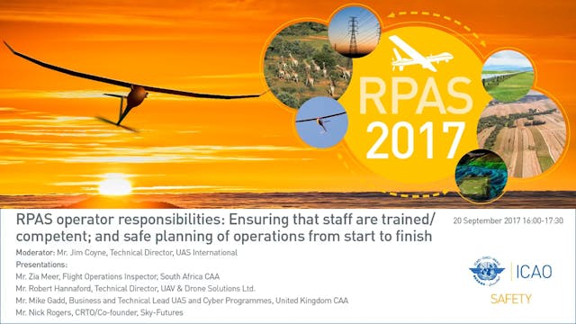 RPAS operator responsibilities