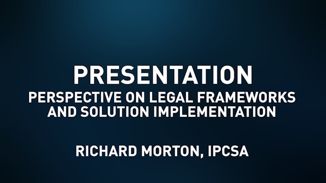 Perscpective on Legal Frameworks and Solution Implmentation - IPCSA