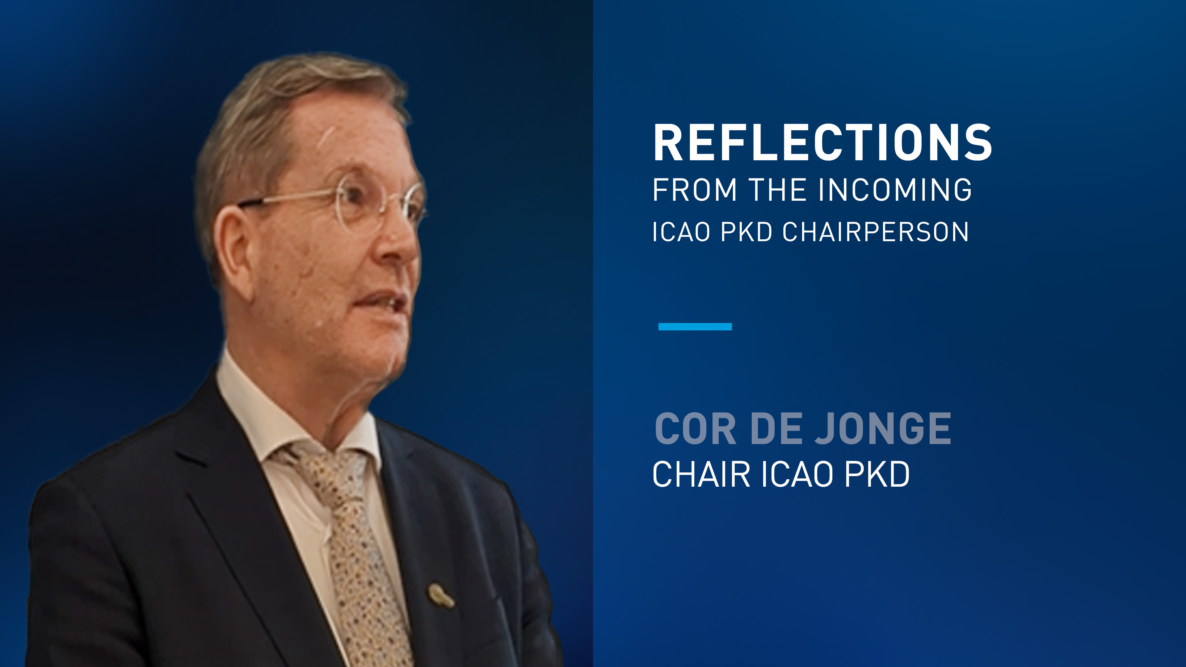 Reflections from the incoming Chairperson of the ICAO Public Key Directory (PKD)