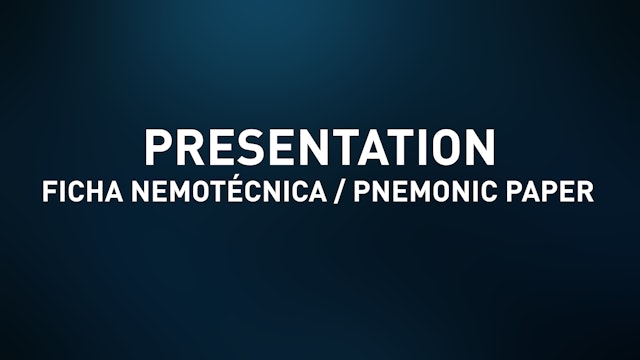Ficha Nemotécnica / Pnemonic paper