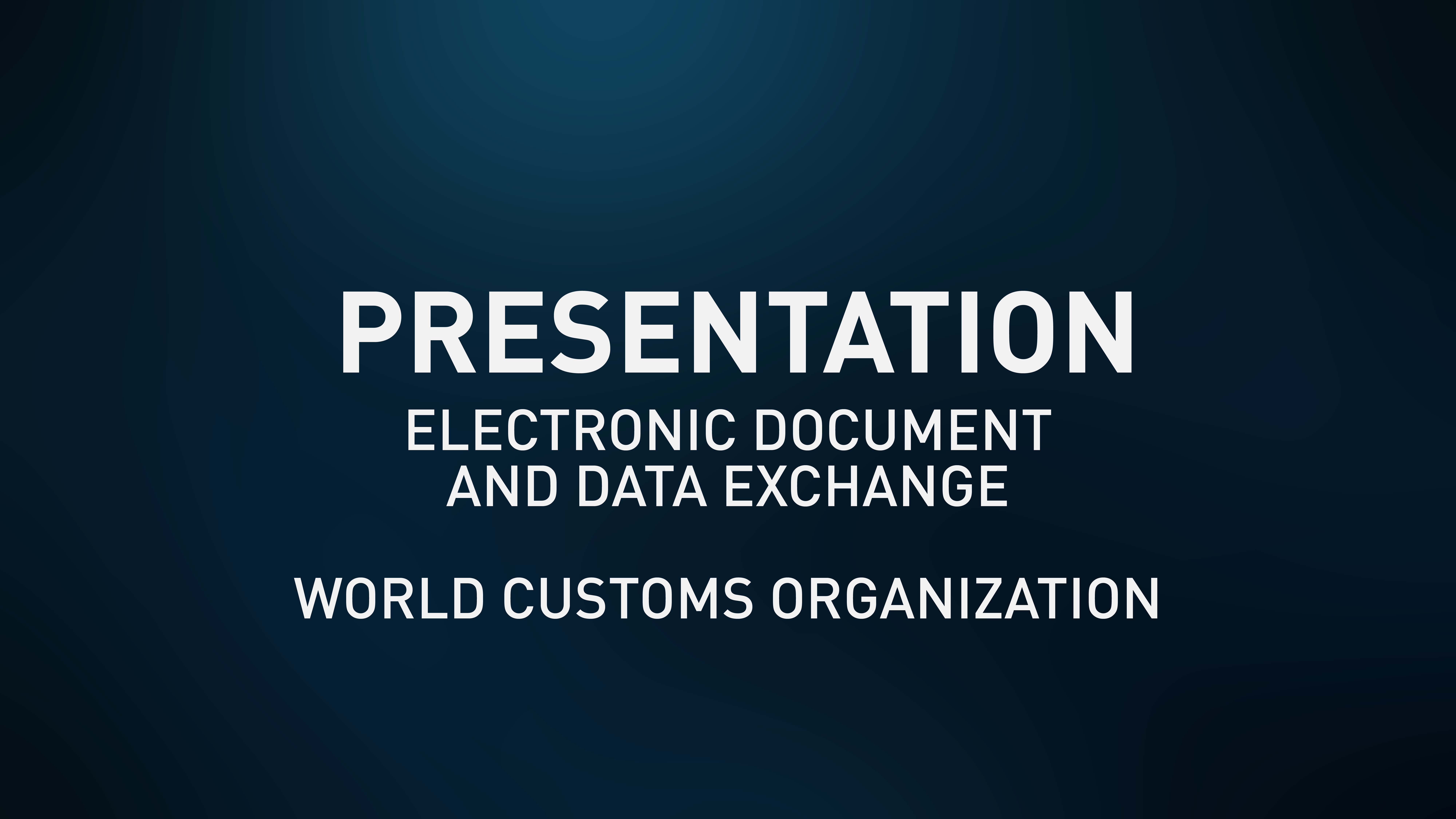 Presentation Slides - Electronic Document and Data Exchange