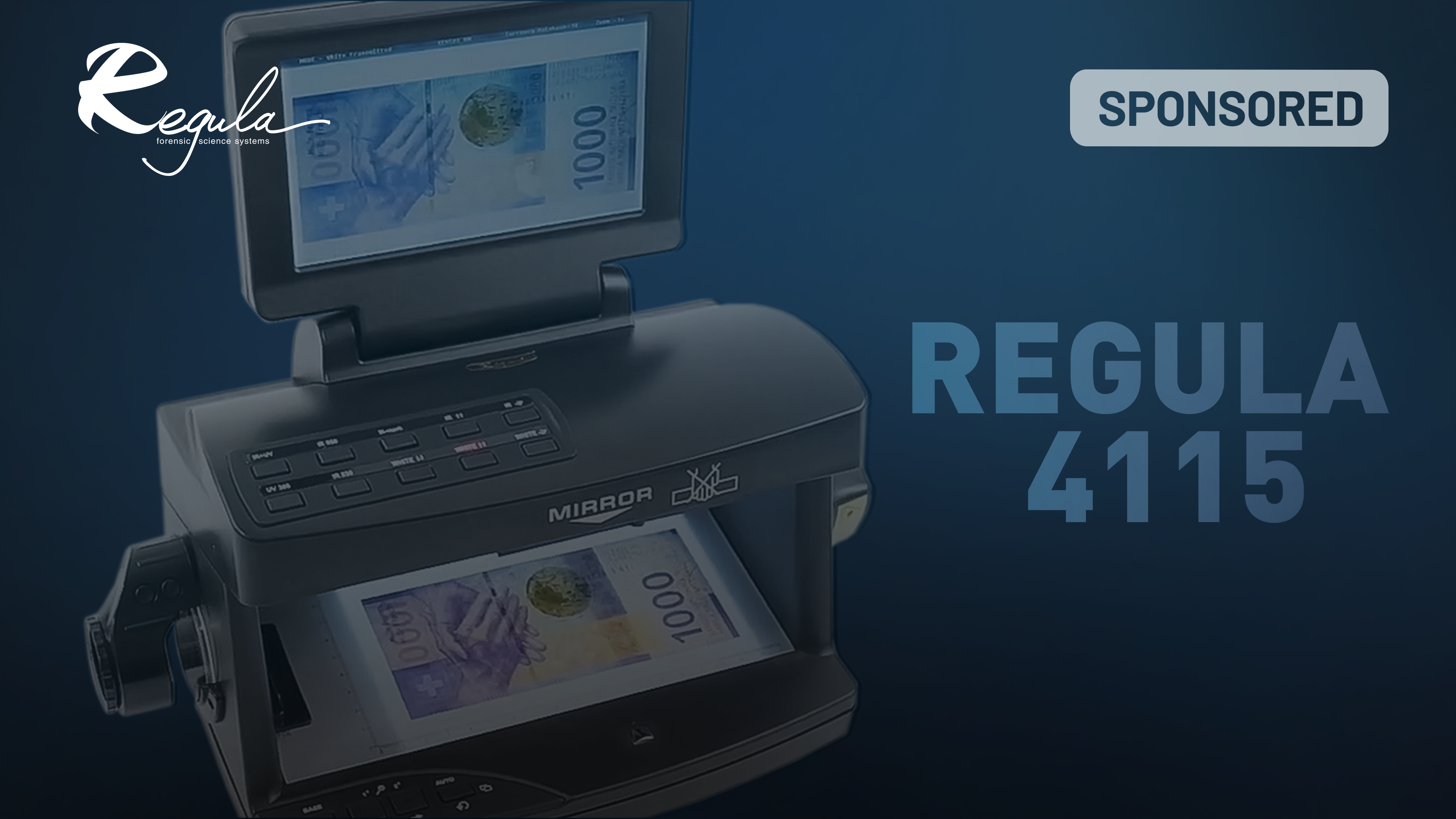 Document authenticity verification device Regula 4115