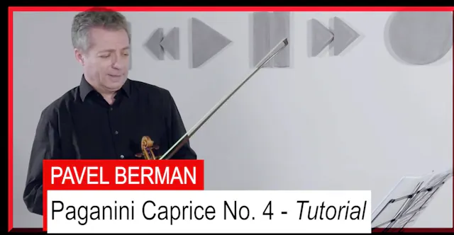Paganini Caprice No. 4 – Strength & Double Stops