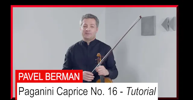 Paganini Caprice No. 16 in G minor - Your First Step into Virtuosity