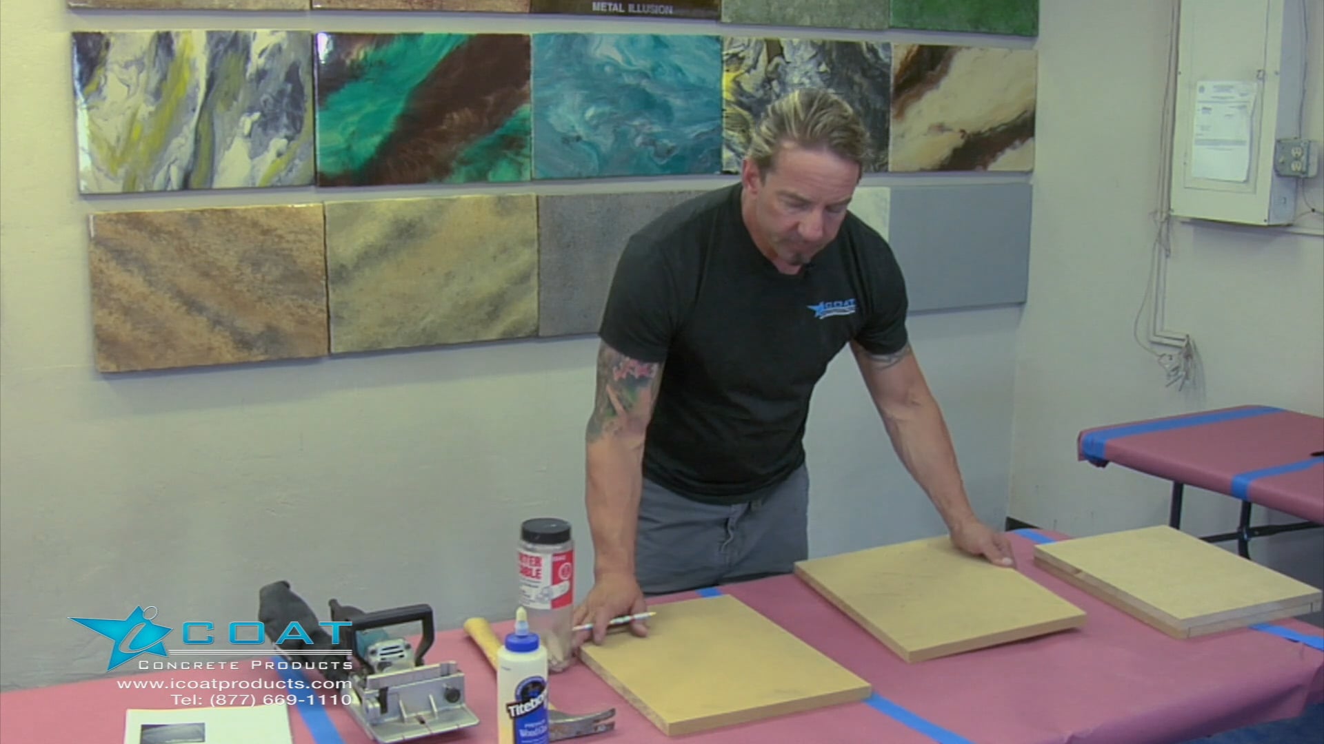 Fabricating New Countertops