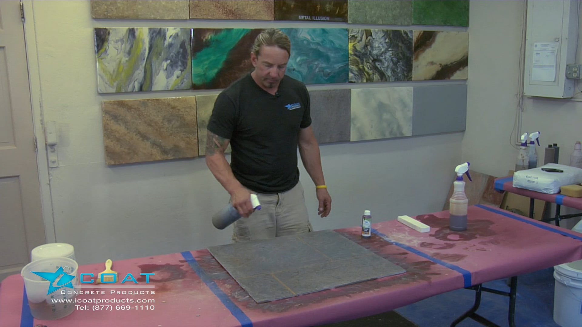 Slate Overspray