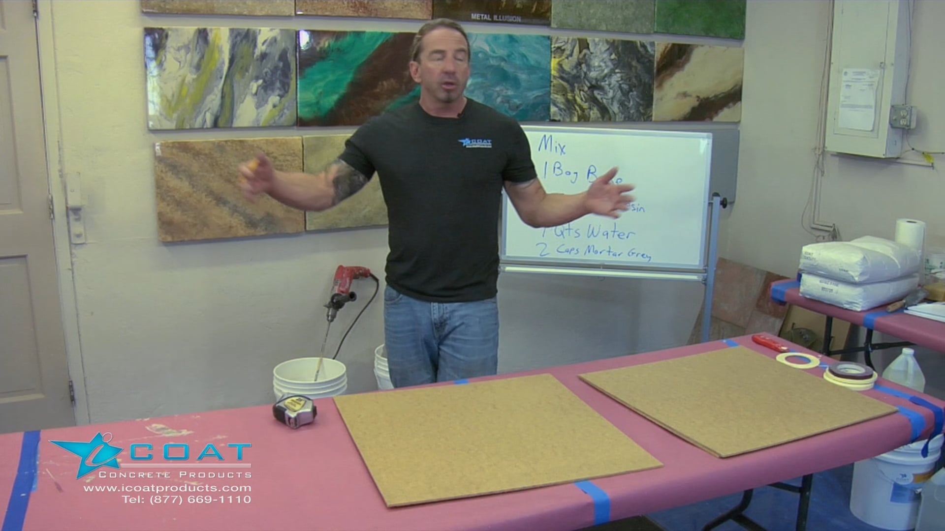 7. Taping Off Boards