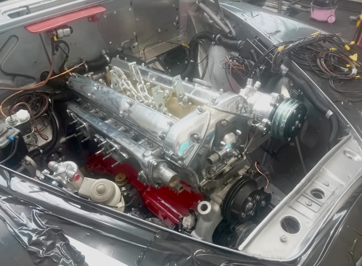 Mk II Jaguar Restoration Part 3 - The engine goes in!