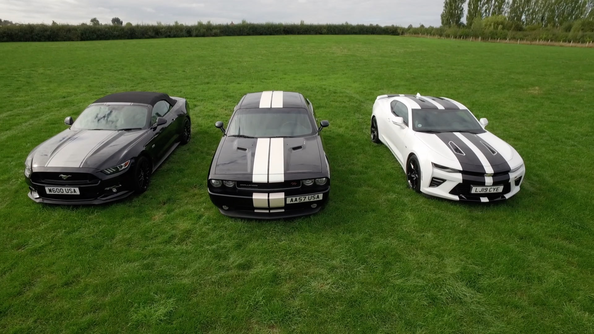 A Trio Of Muscle Cars