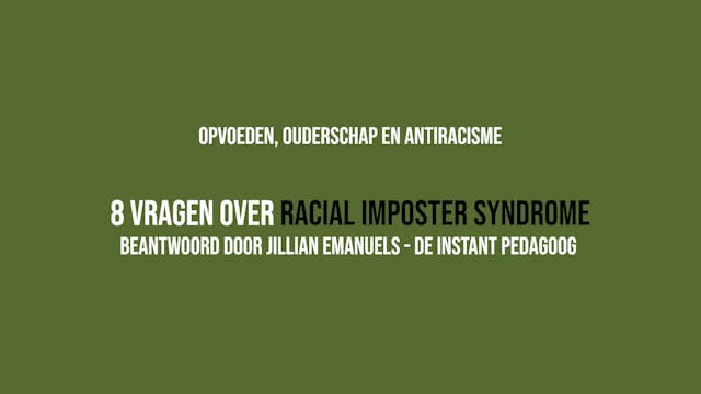 Opvoeden, ouderschap en antiracisme