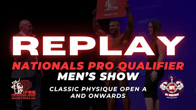 2024 National Championships - Men's Show Classic Physique Open A Onwards