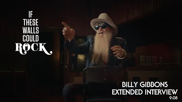 Billy Gibbons of ZZ Top - Bonus Footage