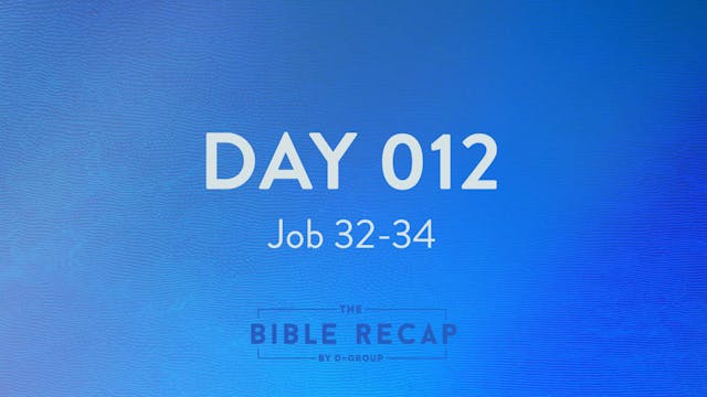 Day 012 (Job 32-34)