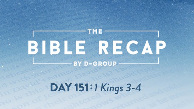 Day 151 (1 Kings 3-4)