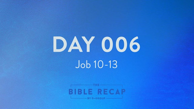 Day 006 (Job 10-13)