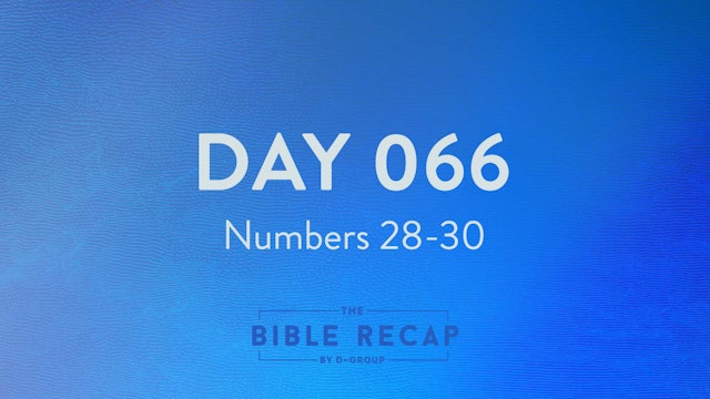 Day 066 (Numbers 28-30)