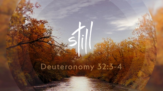 Still - Deuteronomy 32:3-4