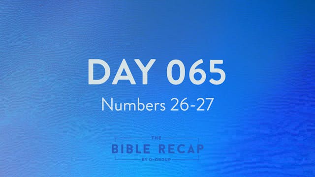 Day 065 (Numbers 26-27)