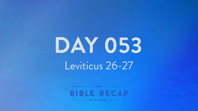 Day 053 (Leviticus 26-27)