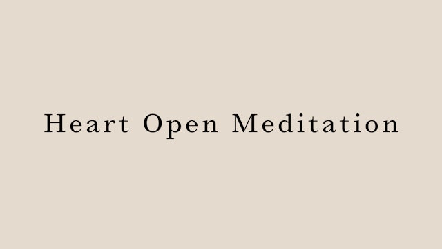 Heart Open Meditation by Chika Kim