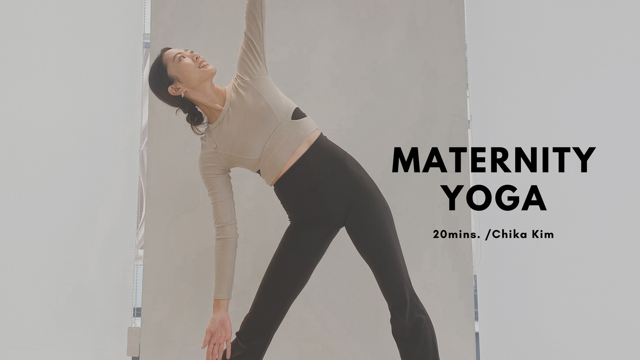 Maternity Yoga by Chika Kim - 20mins.