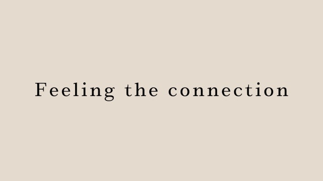 Feeling the connection by Megumi Sasaki