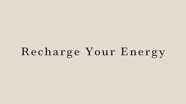 Recharge your energy by Juri Edwards