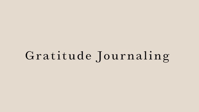 Gratitude Journaling by Juri Edwards