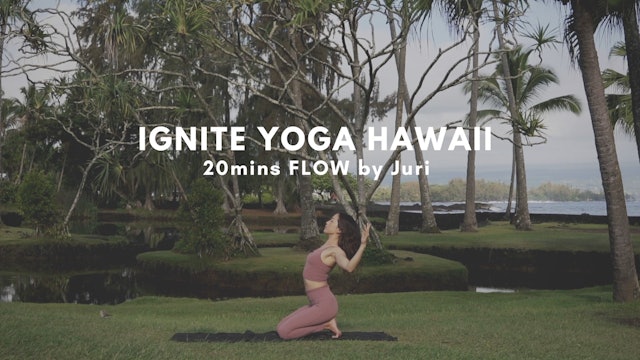 IGNITE YOGA HAWAII - 20mins Morning Flow by Juri Edwards