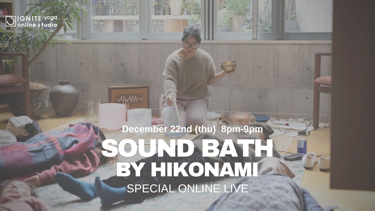 Sound bath by Hiko Konami