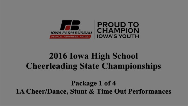 2016 Cheer Championships Finals, 1