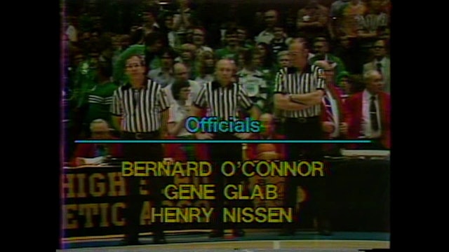 1981 2A Basketball Semi Finals: St. Edmond vs. Dewitt Central