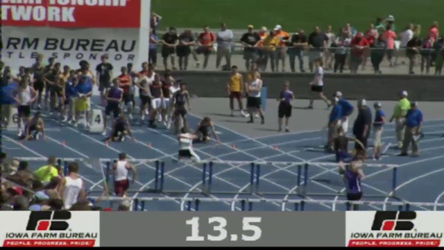 2019 2A Track & Field Boys Finals: Shuttle Hurdle Relay, Section 1