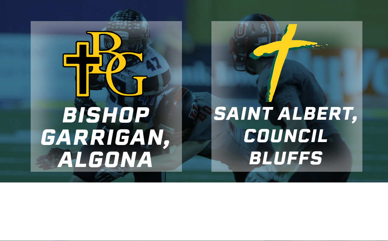 Football: 2016, Class A Semifinals - Bishop Garrigan, Algona vs. St. Albert, CB