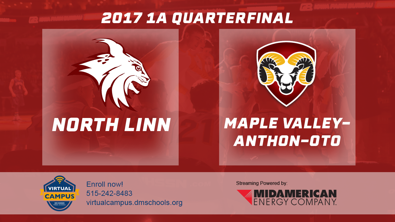 Basketball: 2017, Class 1A Quarterfinals - North Linn vs. MVAO