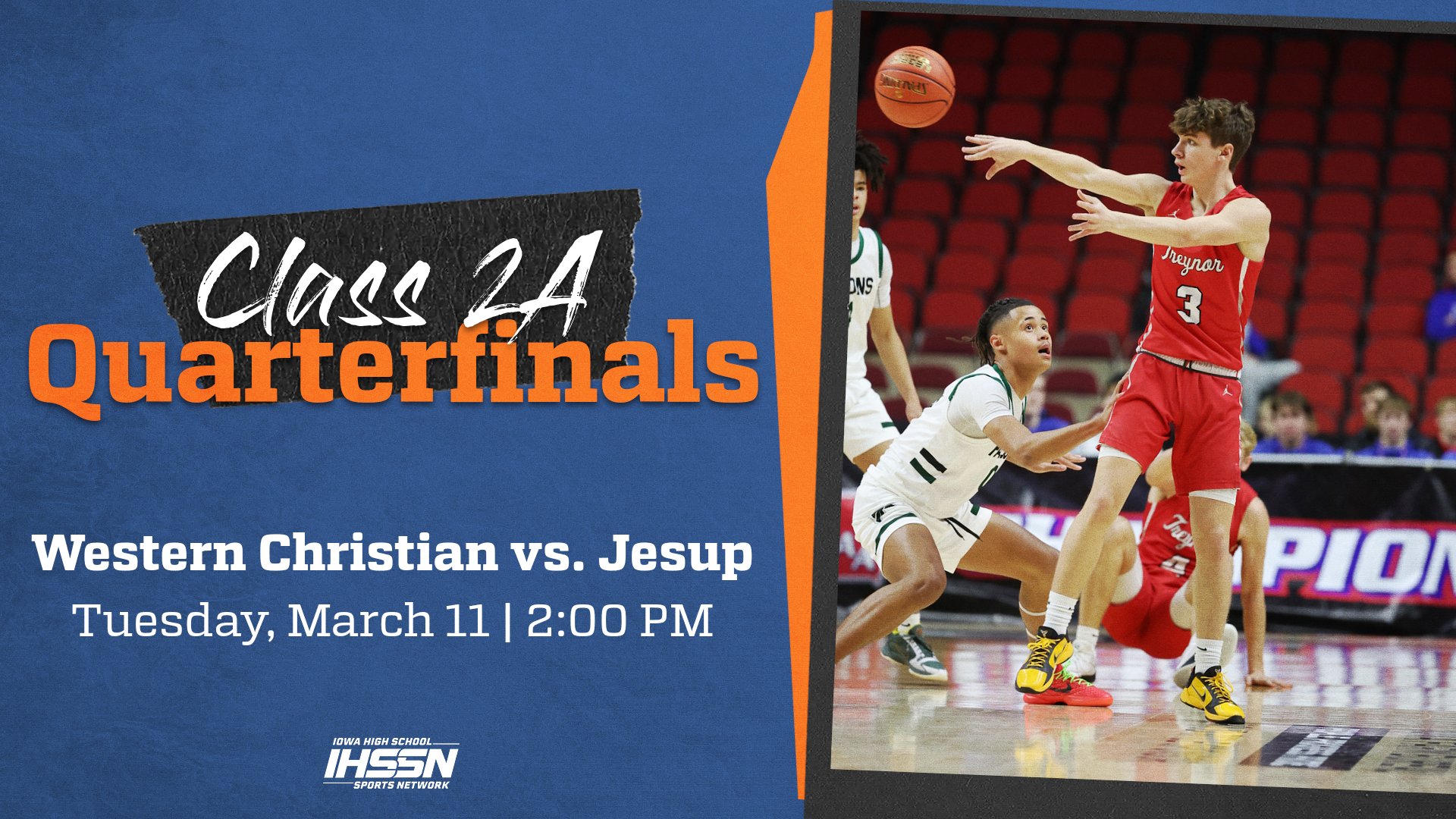 Basketball: 2025, Class 2A Quarterfinals - Western Christian vs. Jesup