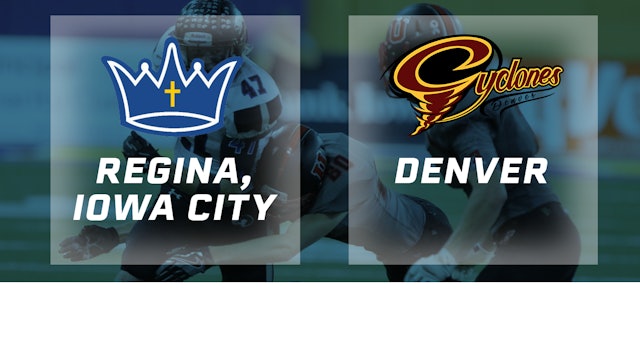 2016 1A Football Semi Finals: Regina, Iowa City vs. Denver