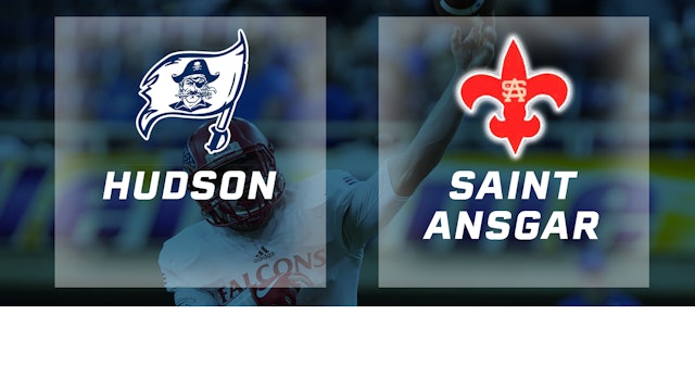 2017 Class A Football Semi Finals: Hudson vs. Saint Ansgar