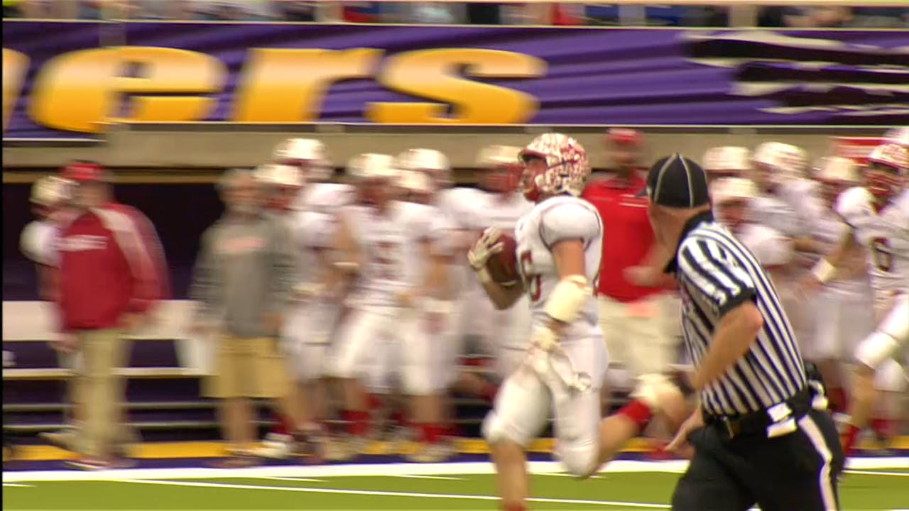 2017 Class A Football Semi Final Highlights Hudson vs. Saint Ansgar