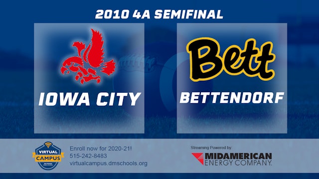 2010 4A Football Semi Finals: Iowa City vs. Bettendorf