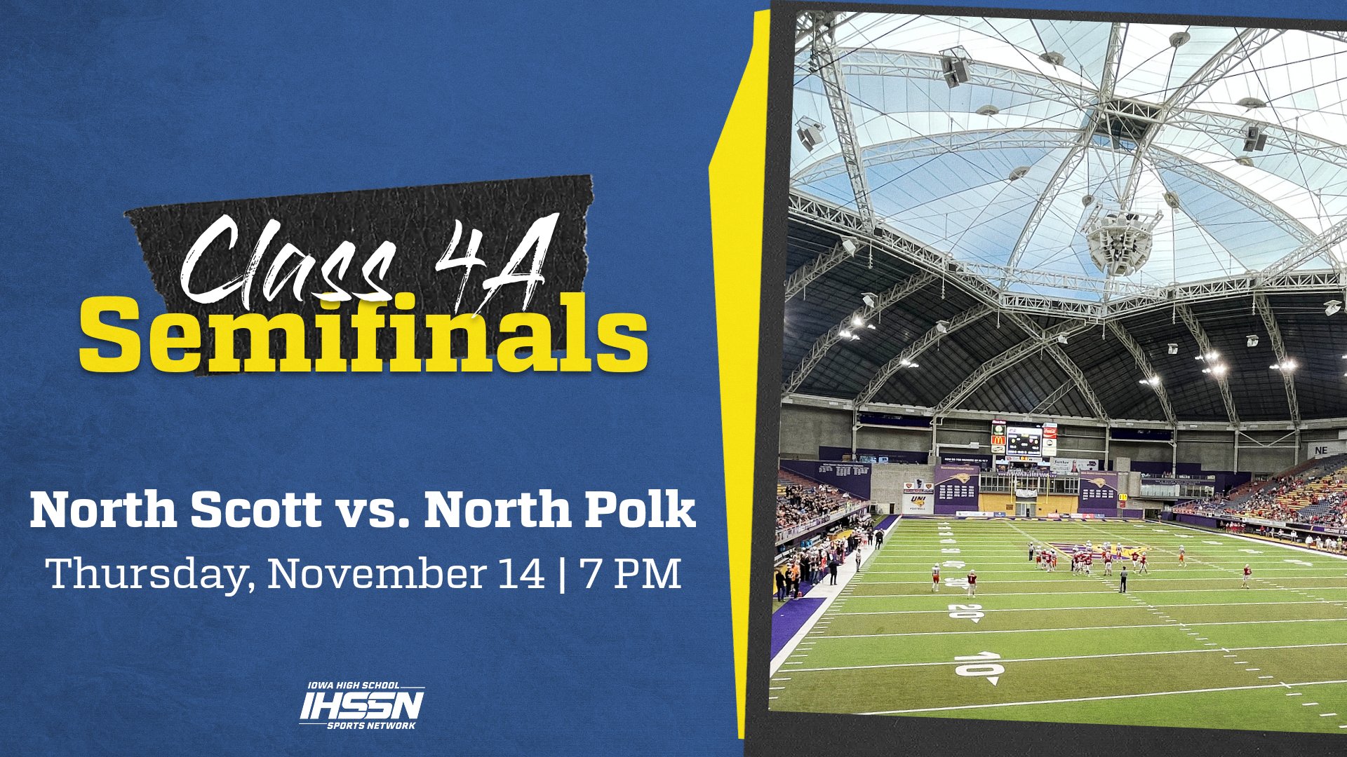 Football: 2024, Class 4A Semifinal - North Scott vs. North Polk