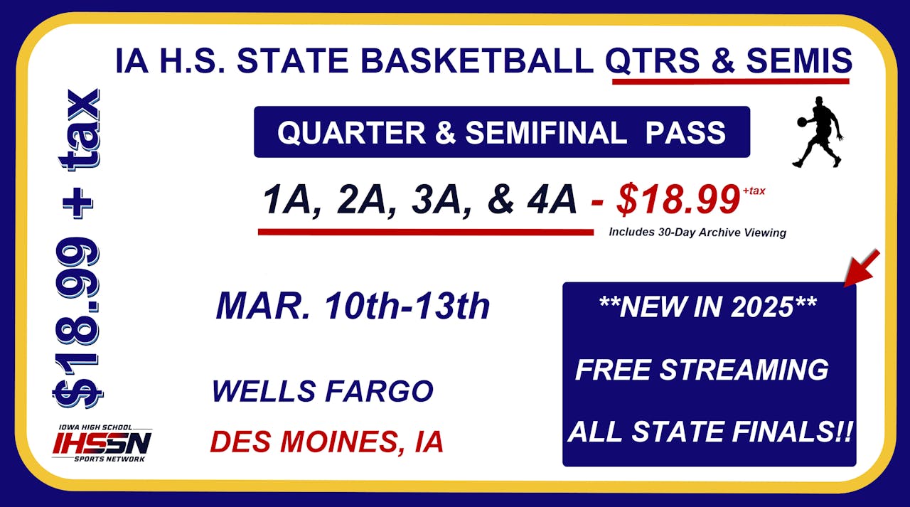 2025 Basketball QTR & SEMIFINALS PASS