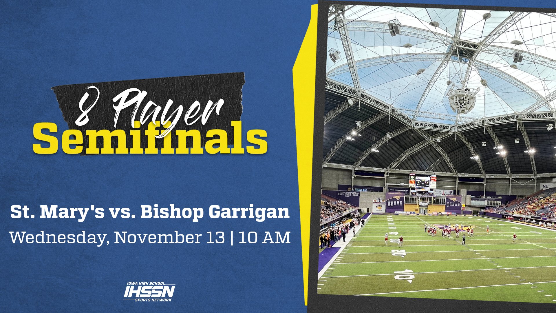 Football: 2024, 8P Semifinal - St.Mary's vs. Bishop Garrigan 