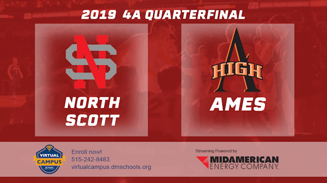 2019 4A Basketball Quarter Finals: North Scott, Eldridge vs. Ames