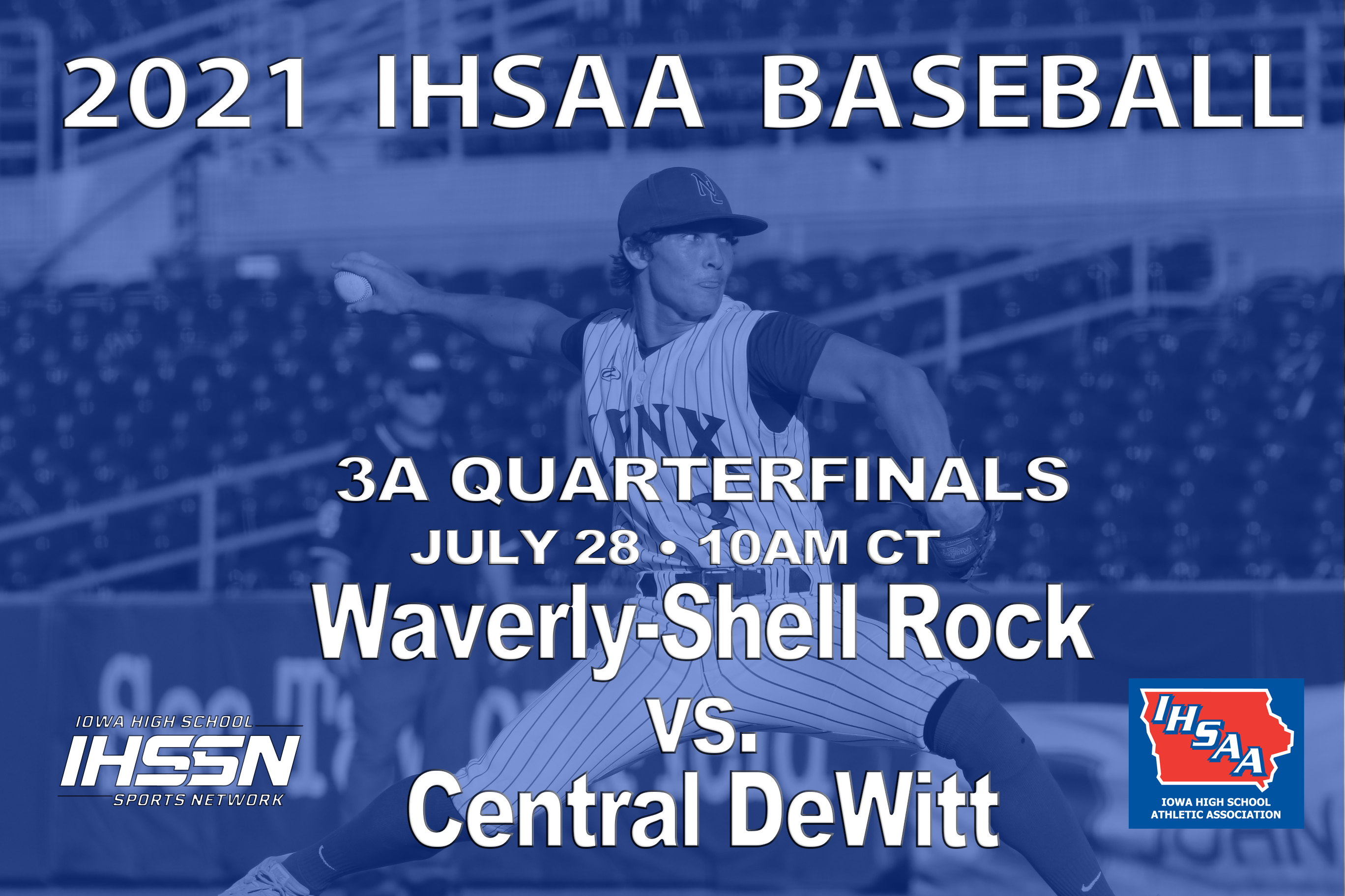 Baseball: 2021, Class 3A Quarterfinals - Central DeWitt vs. Waverly-Shell Rock