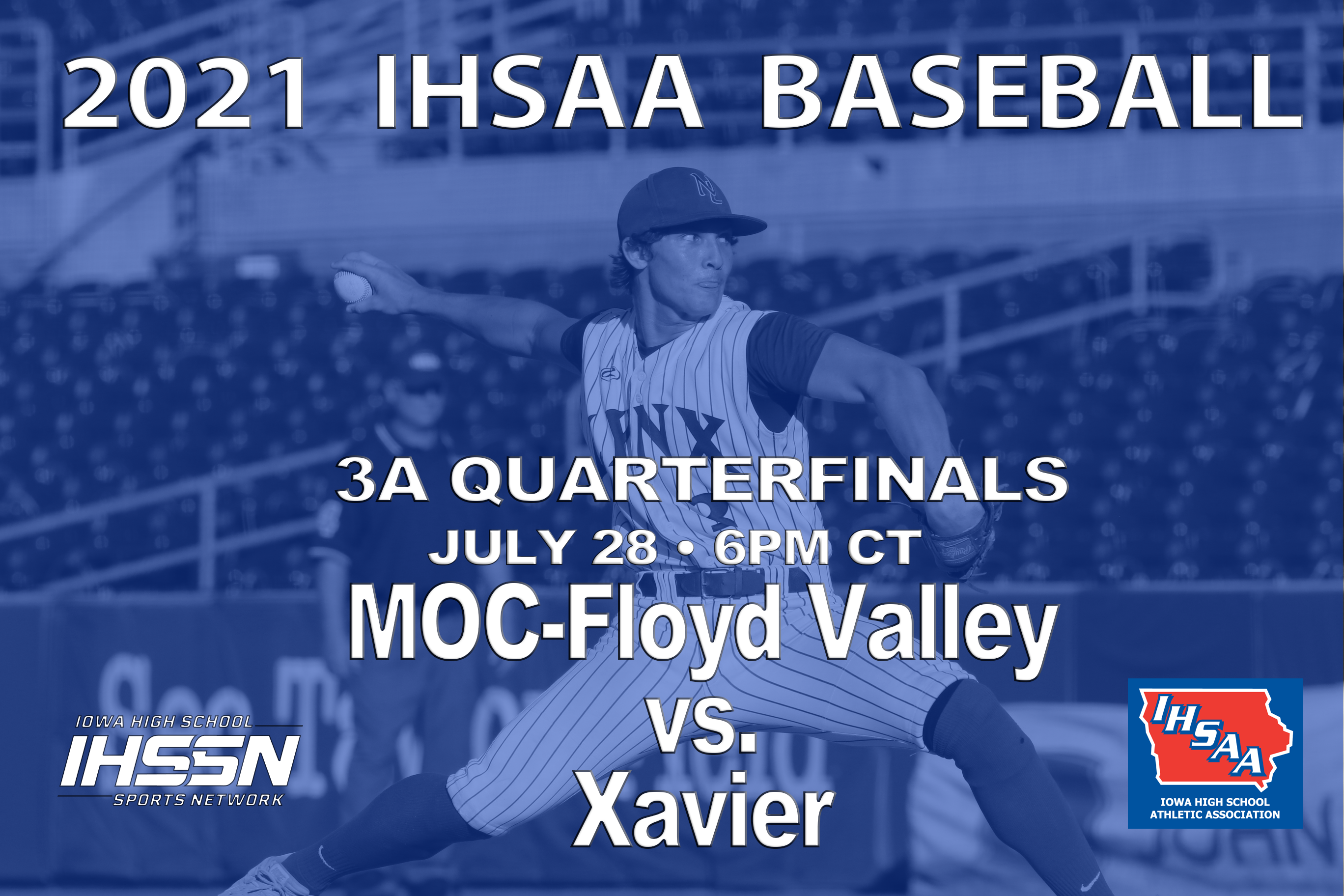 Baseball: 2021, Class 3A Quarterfinals - MOC-Floyd Valley vs. Xavier, CR
