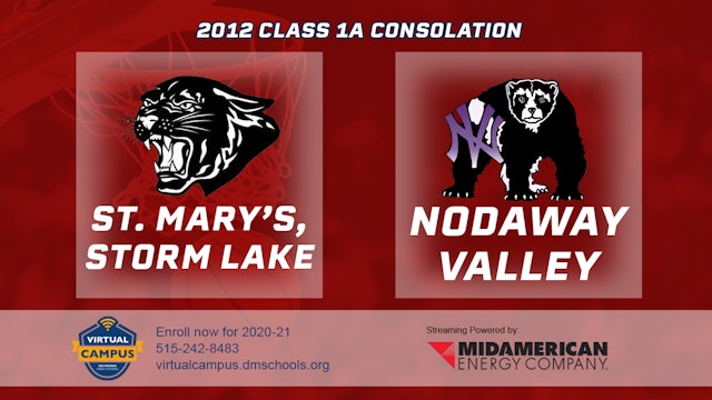 2012 1A Basketball Consolation: St. Mary's, Storm Lake vs. Nodaway Valley