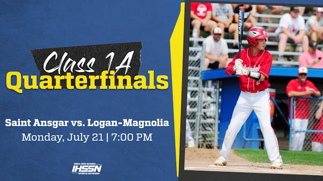 7/21, 7:00 PM, St. Ansgar vs. Logan-Magnolia